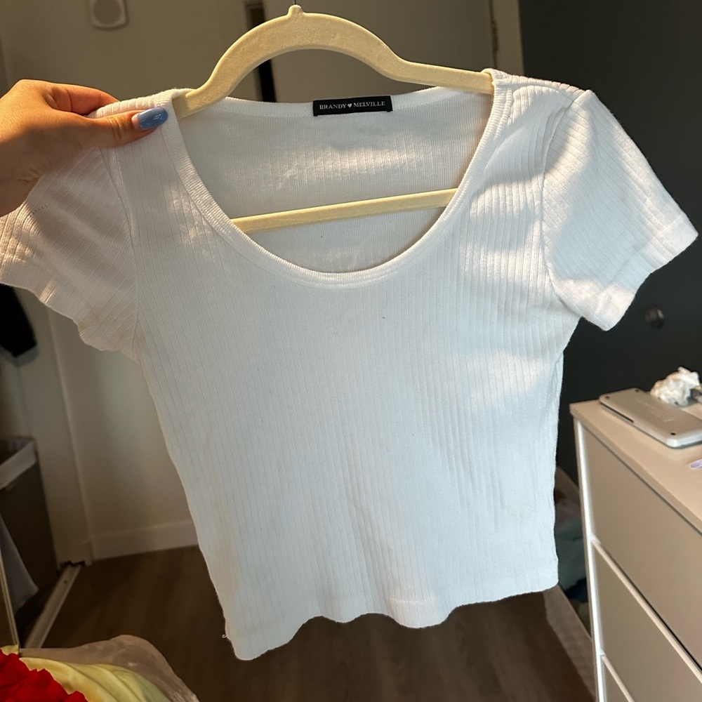 Brandy Melville shirt white